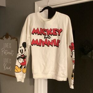 Disney Mickey and Minnie Sweatshirt